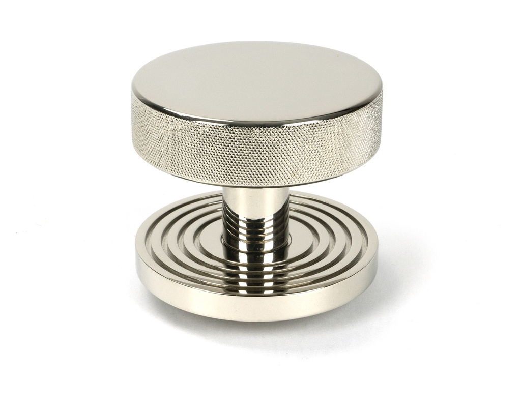 Polished Nickel Brompton Centre Door Knob (Beehive) - 46744