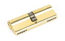 Lacquered Brass 45/45 5pin Euro Cylinder - 46242
