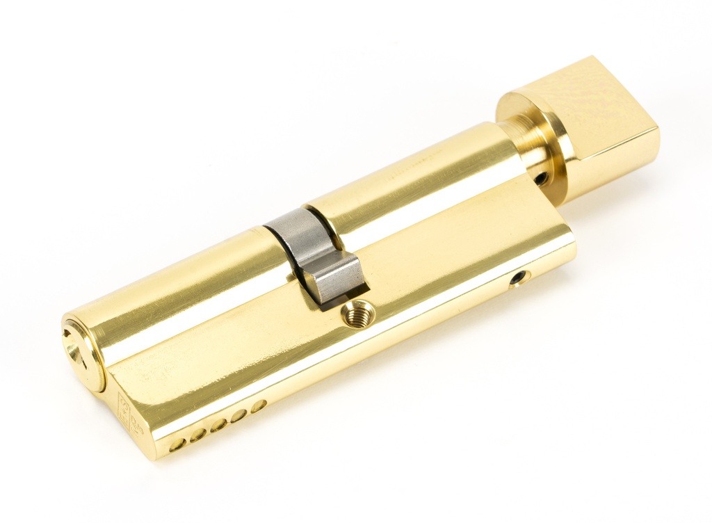 Lacquered Brass 45/45 5pin Euro Cylinder/Thumbturn - 46266