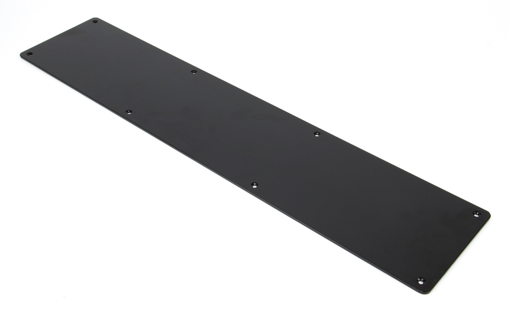 Black 700mm x 150mm Kick Plate - 73122