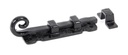 Black 4" Straight Monkeytail Bolt - 73132