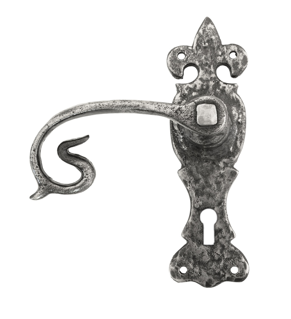 Natural Textured Curly Lever Lock Set - 83500