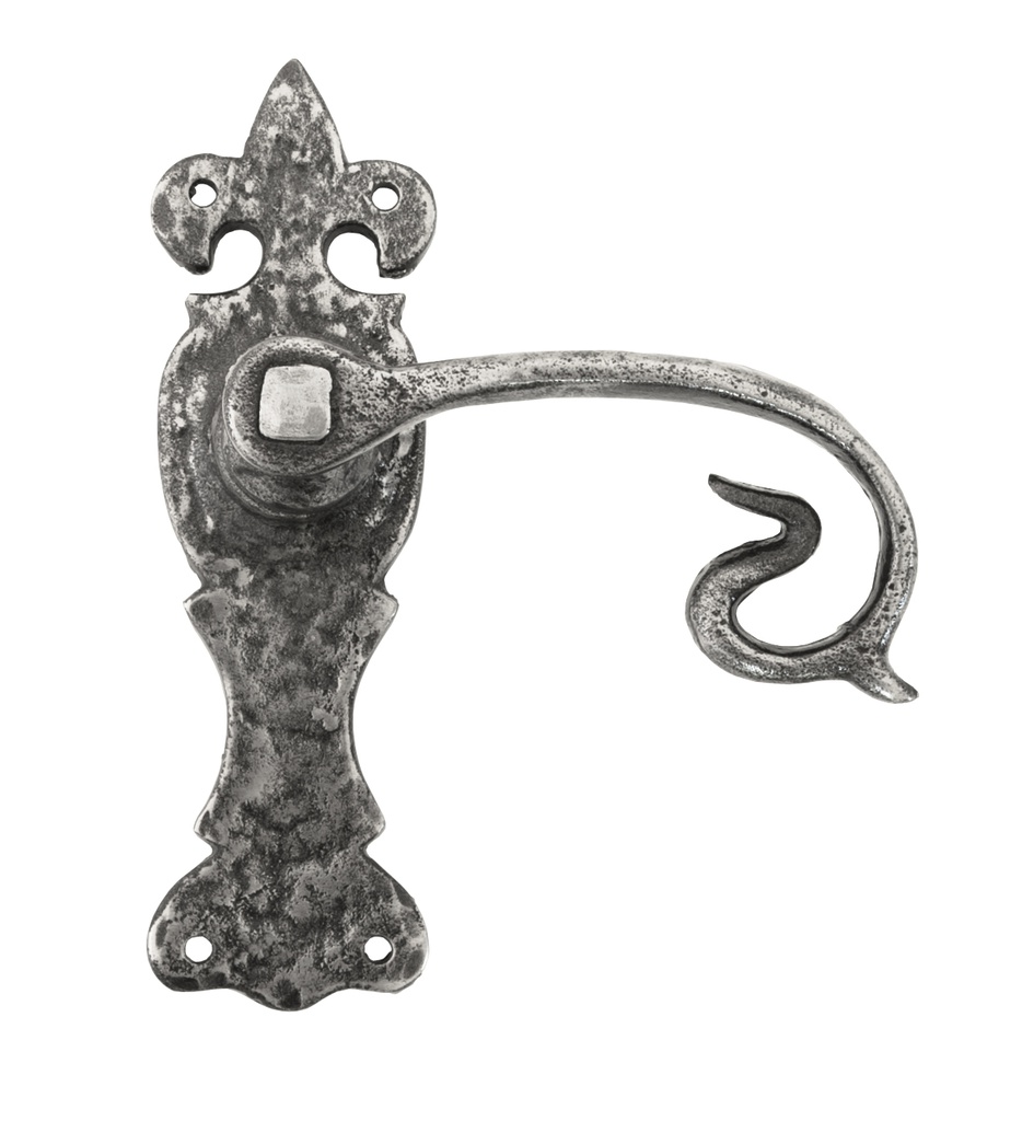 Natural Textured Curly Lever Latch Set - 83501