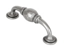 Natural Smooth 5" Hammered D Handle - 83527