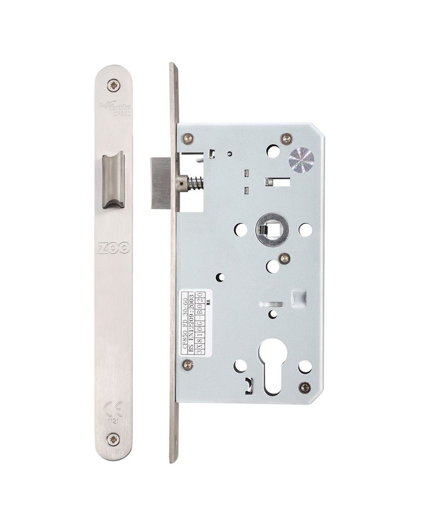 DIN Latch Case 60mm - Radiused Faceplate - SS