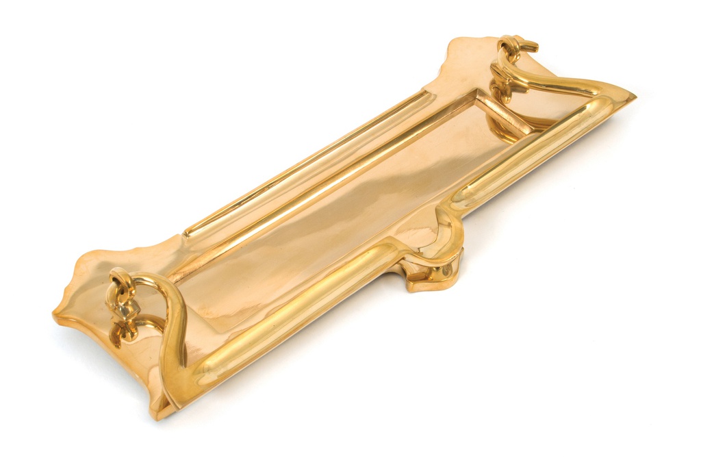 Polished Brass Postal Letter Plate - 83544