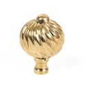 Polished Brass Spiral Cabinet Knob - Small - 83550