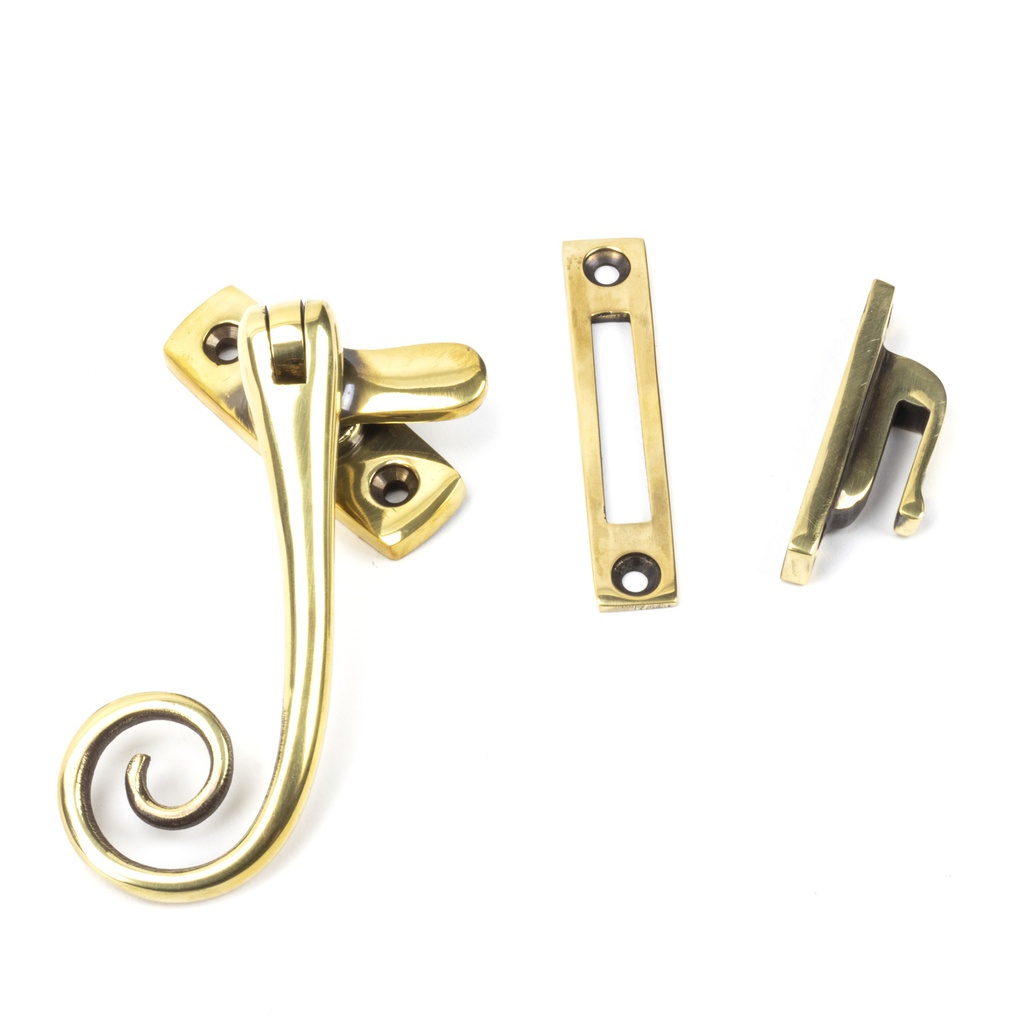 Aged Brass Monkeytail Fastener - 83565