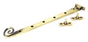 Aged Brass 12&quot; Monkeytail Stay - 83569