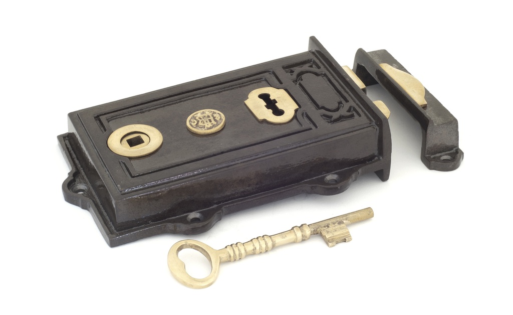 Iron Davenport Rim Lock - 83578