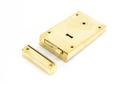Polished Brass Right Hand Rim Lock - Large - 83588