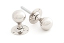 Polished Nickel Ball Mortice Knob Set - 83632