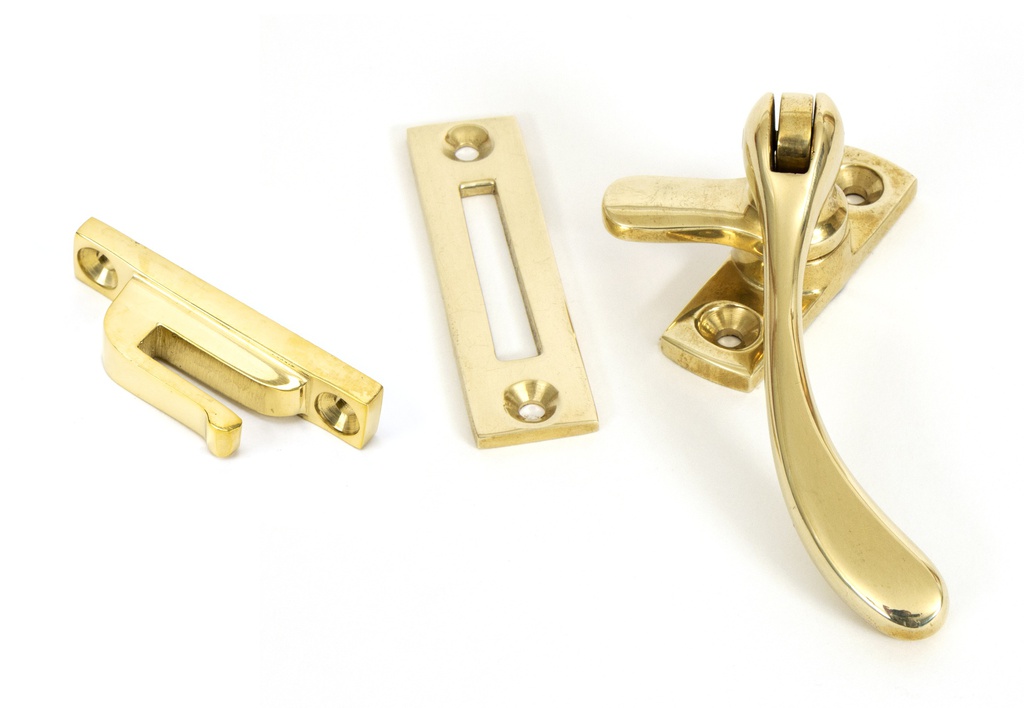 Polished Brass Peardrop Fastener - 83696