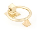 Polished Brass Ring Door Knocker - 83836