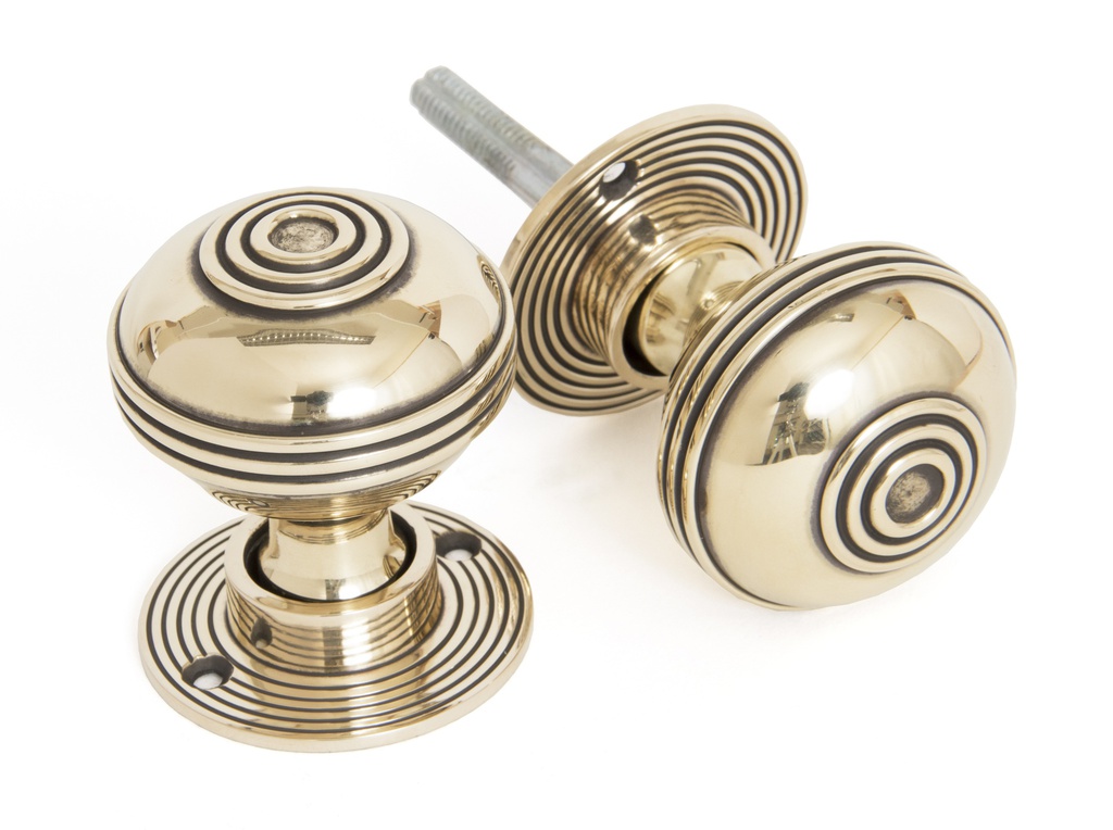Aged Brass 50mm Prestbury Mortice/Rim Knob Set - 83857
