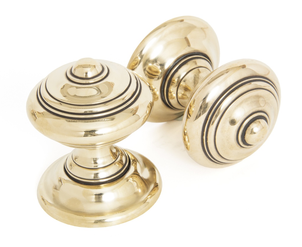 Aged Brass Elmore Concealed Mortice Knob Set - 83864
