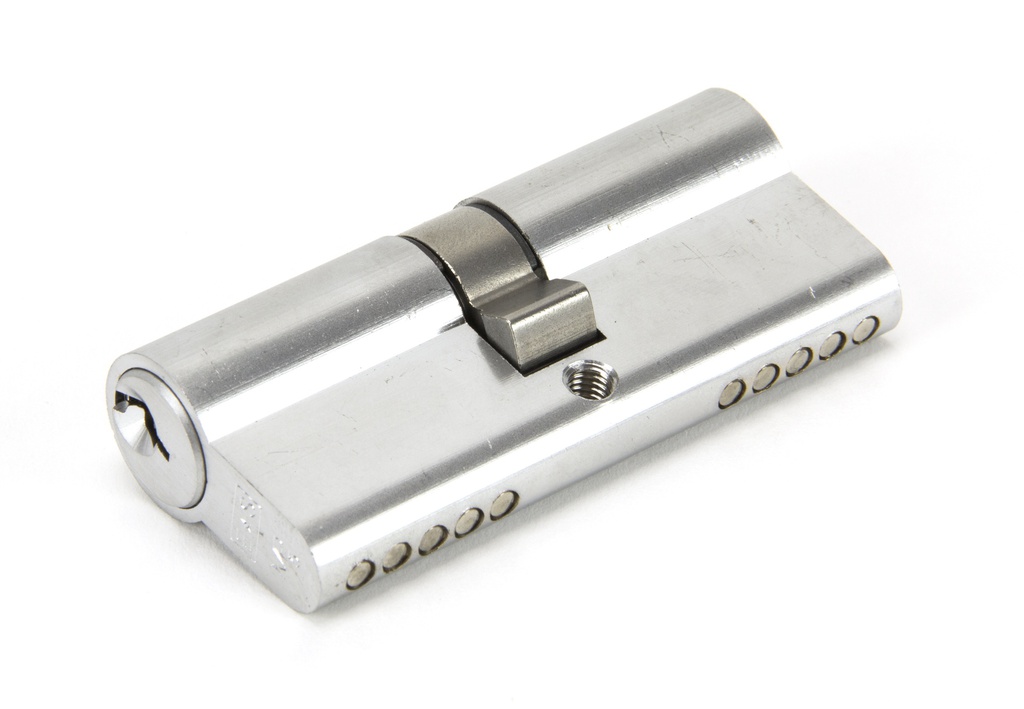 Satin Chrome 35/35 Euro Cylinder - 90213