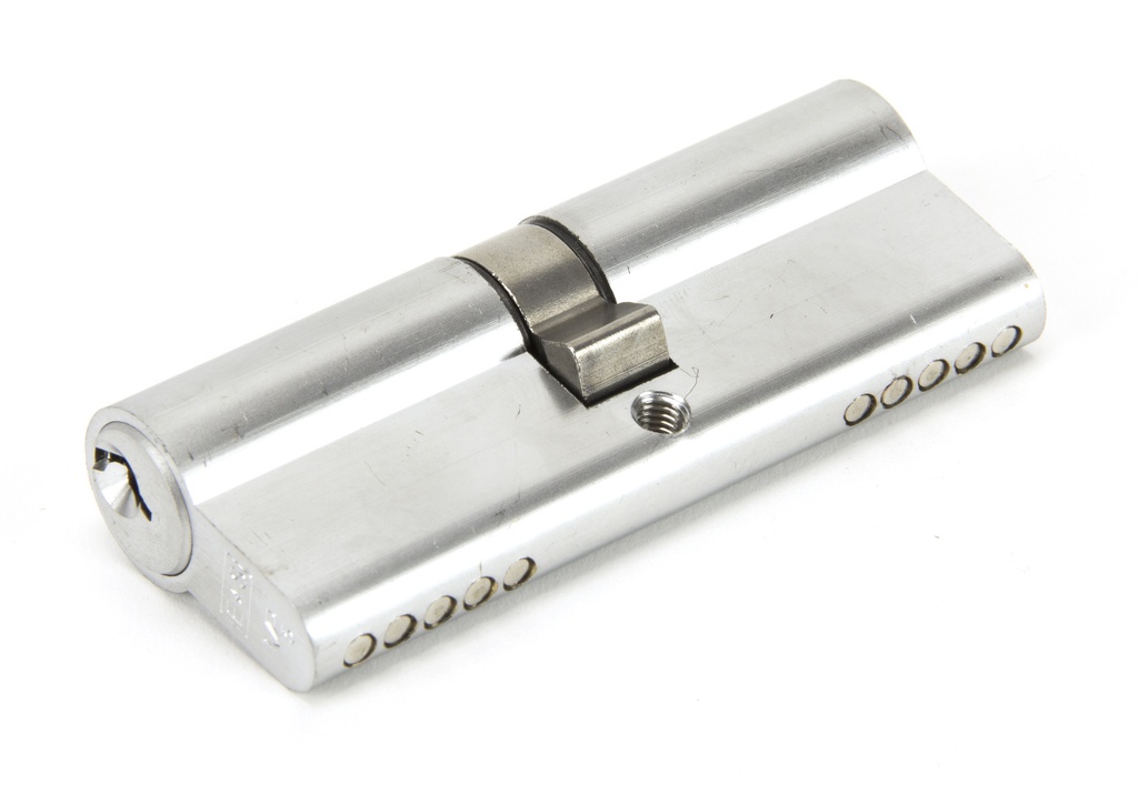 Satin Chrome 40/40 Euro Cylinder - 90215