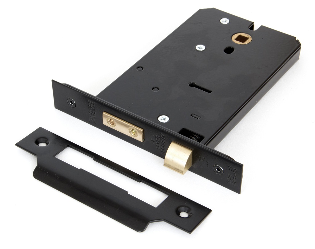 Black 6" Horizontal 5 Lever Sash Lock - 90247