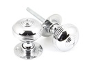 Polished Chrome 50mm Prestbury Mortice/Rim Knob Set - 90274