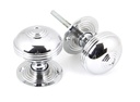 Polished Chrome 63mm Prestbury Mortice/Rim Knob Set - 90275