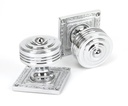 Polished Chrome Tewkesbury Square Mortice Knob Set - 90292