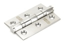 Satin SS 3&quot; Ball Bearing Butt Hinge (pair) - 91038