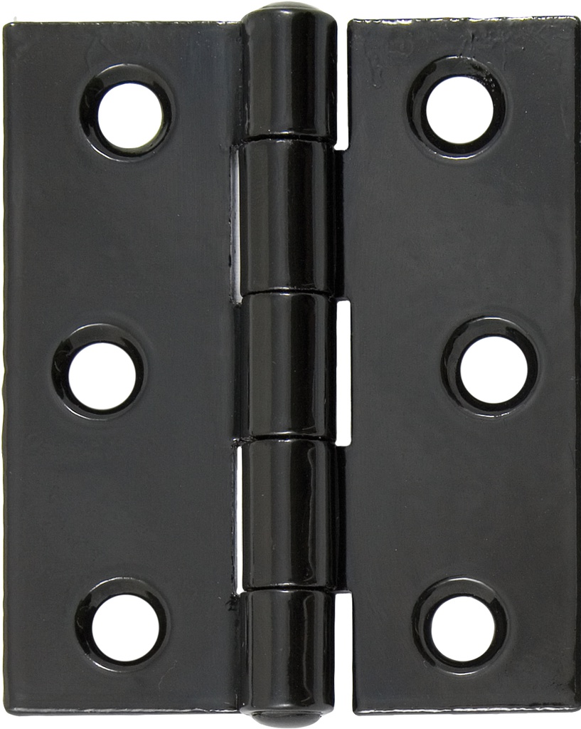 Black 3&quot; Butt Hinge (pair) - 91040