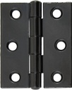 Black 3&quot; Butt Hinge (pair) - 91040