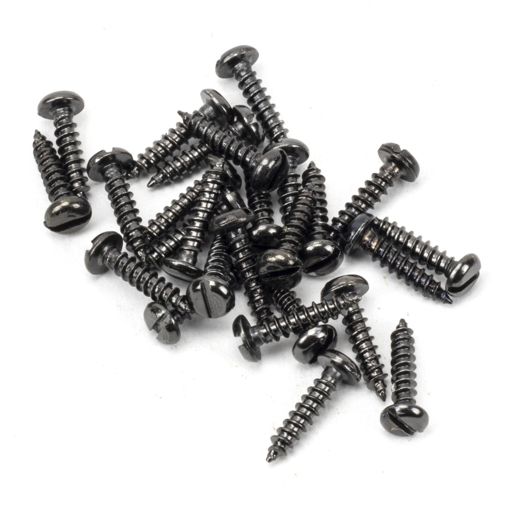 Dark Stainless Steel 4xÂ½" Round Head Screws (25) - 91222