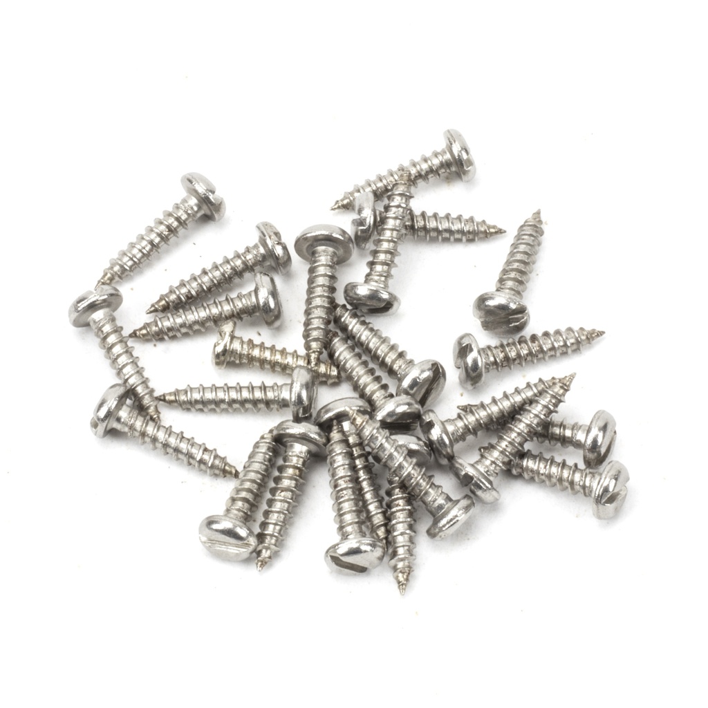 Stainless Steel 4xÂ½&quot; Round Head Screws (25) - 91241