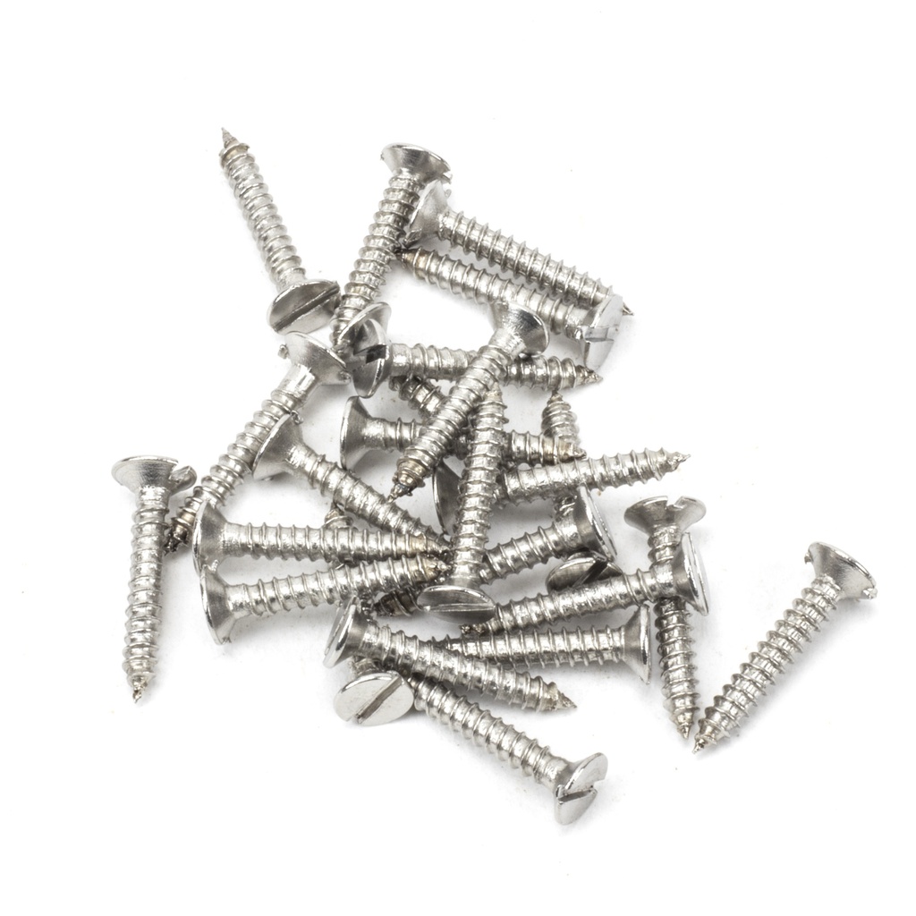Stainless Steel 4x¾" Countersunk Screws (25) - 91245