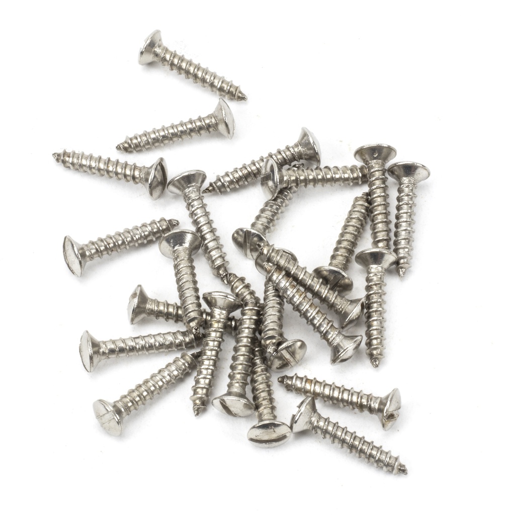 Stainless Steel 6x¾&quot; Countersunk Raised Head Screws (25) - 91247