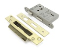 PVD 3&quot; Heavy Duty BS Sash Lock - 91827