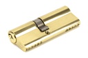 Lacquered Brass 35/45 Euro Cylinder - 91856