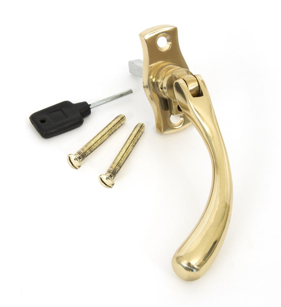 Polished Brass Peardrop Espag - LH - 20419L