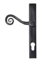 Black Monkeytail Slimline Lever Espag. Lock Set - LH - 33037L