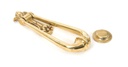 Polished Brass Loop Door Knocker - 33610M