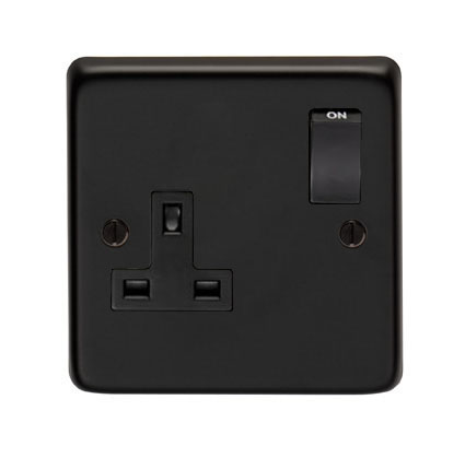 MB Single 13 Amp Switched Socket - 34223/2