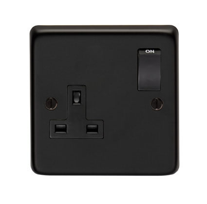 MB Single 13 Amp Switched Socket - 34223/2
