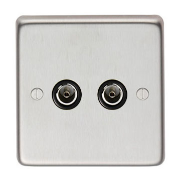 SSS Double TV Socket - 34230/1