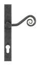 External Beeswax Monkeytail Slimline Lever Espag. Lock Set - RH - 45594R