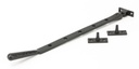 Aged Bronze 12&quot; Hammered Newbury Stay - 46155