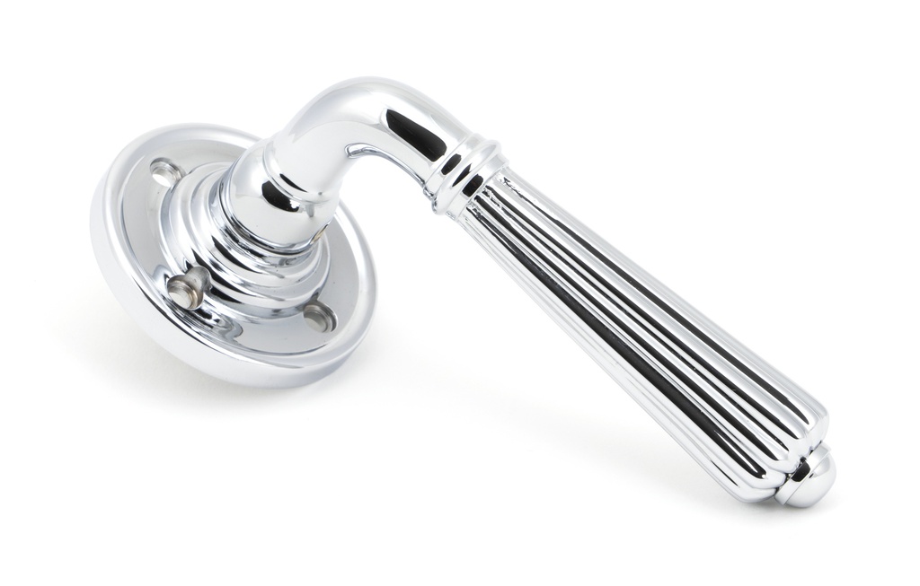 Polished Chrome Hinton Lever on Rose Set - 45315