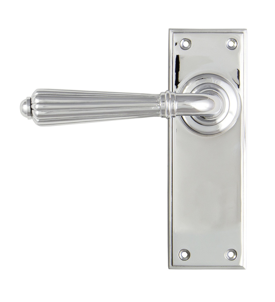 Polished Chrome Hinton Lever Latch Set - 45317