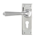 Polished Chrome Hinton Lever Euro Lock Set - 45319