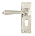 Polished Nickel Hinton Lever Euro Lock Set - 45325