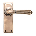 Polished Bronze Hinton Lever Latch Set - 45335