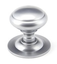 Satin Chrome Round Centre Door Knob - 91979