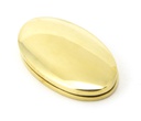 Polished Brass Oval Escutcheon &amp; Cover - 91987